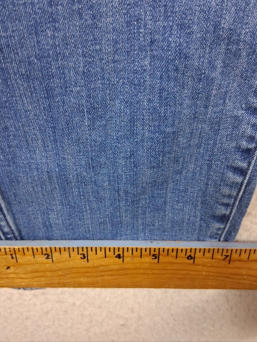 J.Crew 9" Vintage Slim Straight Women 30 Bensen Wash Blue Denim Distressed Jean - Picture 11 of 16